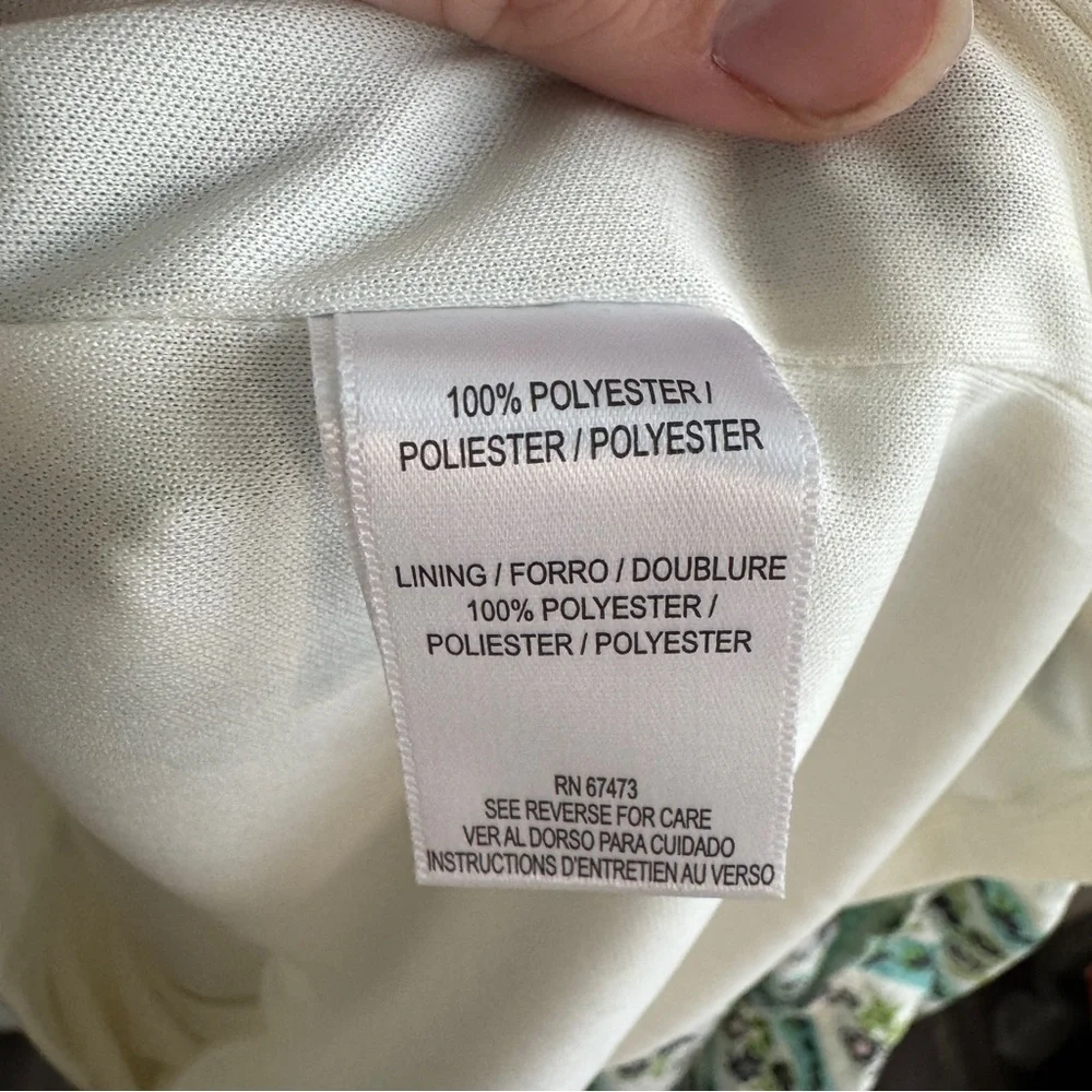 Maison Tara floral lined midi dress size 6 - Picture 8 of 10